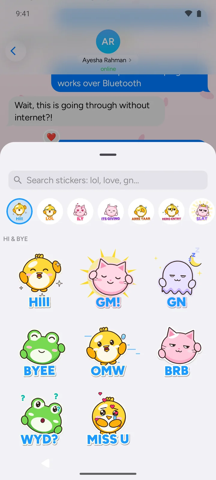 Sticker picker