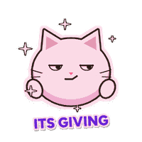 It's giving sticker